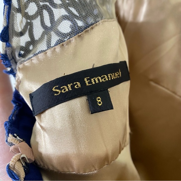 BHLDN Anthropologie Sara Emanuel Blue Presley Maxi Dress - Picture 6 of 9